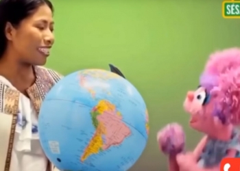 Si puedo imaginarlo puedo lograrlo: Yalitza en Plaza Sésamo
