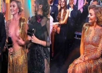 Angelique se puso el vestido al revés, ¡Internet no se lo perdona!