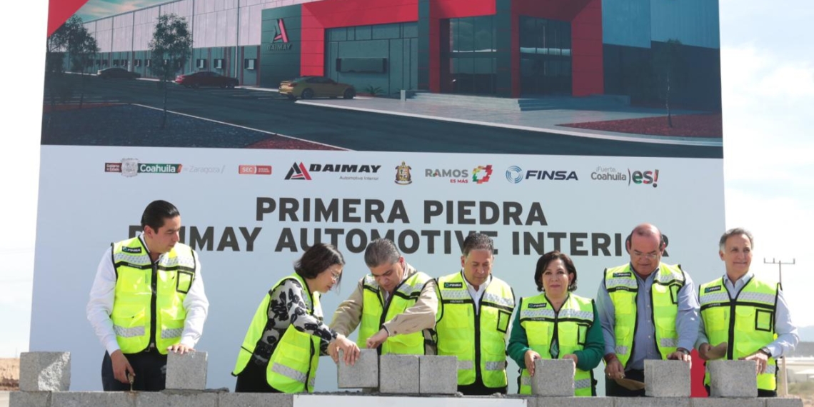 Inicia Daimay planta en Coahuila y genera mil empleos