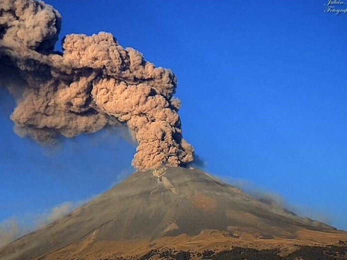 Volcán Popocatépetl aumenta a alerta amarilla en fase 3