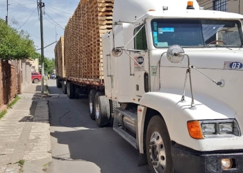Tráiler ocasiona daños en la zona Centro