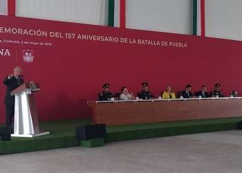 Conmemoran el 157 Aniversario de la Batalla de Puebla