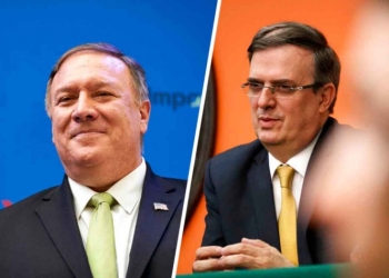Pompeo felicita a Ebrard; pide frontera fuerte y segura