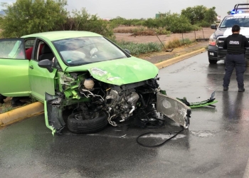 Tarde de accidentes por la lluvia