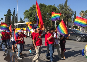 Desaprueban cristianos semidesnudos en marcha gay