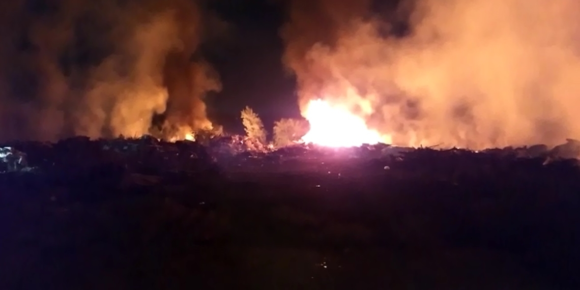 Se incendia basurero clandestino