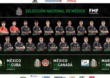 Selección Mexicana anuncia 23 convocados a la Copa Oro