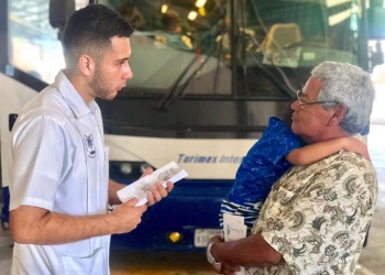 Jurisdicción Sanitaria imparte pláticas a viajeros