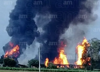 Explota ducto de Pemex en Celaya
