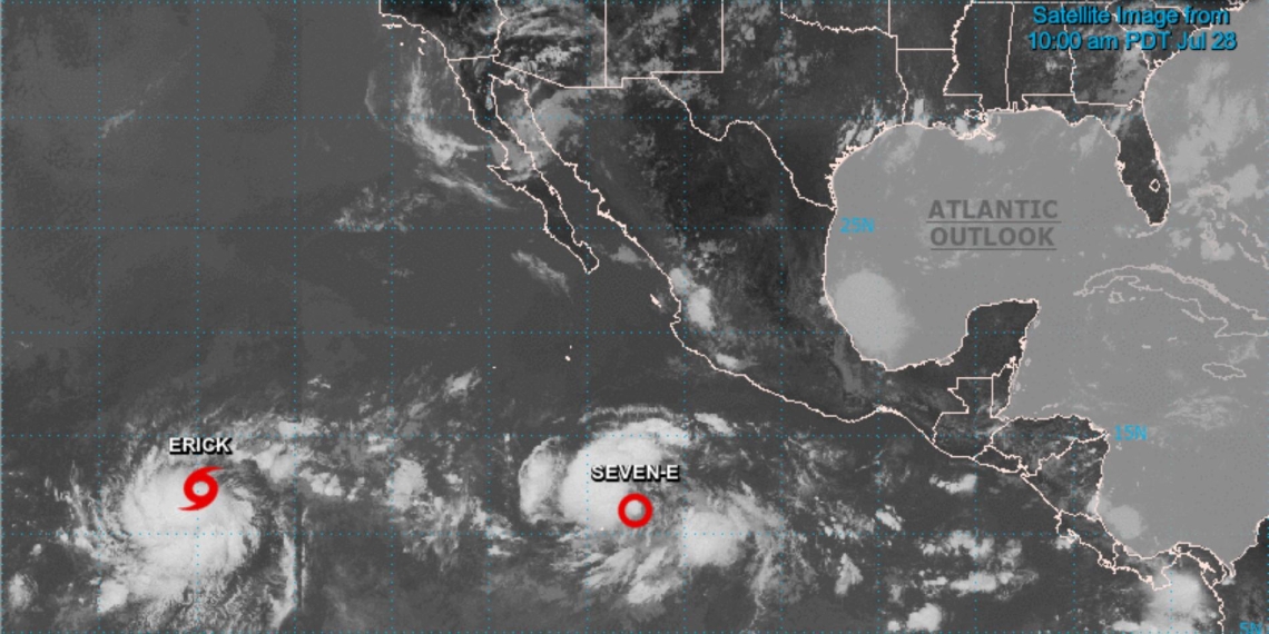 Tormenta tropical ‘Erick’ se forma en el Pacífico