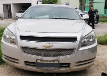 Localiza policía vehículo robado