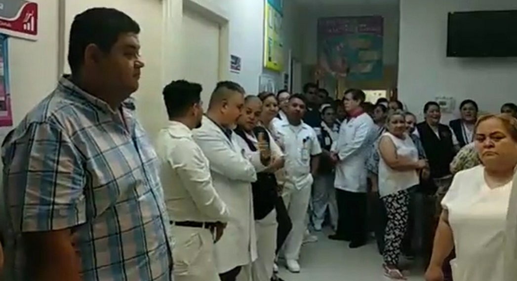 Protestan en el Chavarría por envió de pacientes del ISSSTE