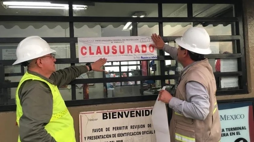 Profepa clausura a Grupo México por derrame de ácido sulfúrico