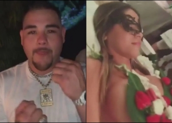 Andy Ruiz protagoniza polémica fiesta de cumpleaños