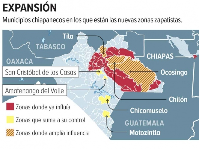 EZLN toma más territorios en Chiapas; ‘rompimos el cerco’, asegura