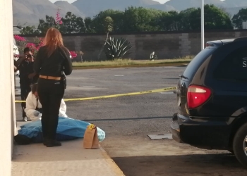 Fúnebre hallazgo  en una gasolinera