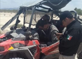 Se presenta volcadura  en la ‘Coahuila 1000’