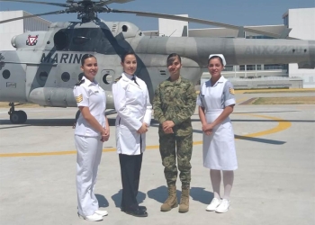 Ella es Ruth, la primera mujer oficial de Infantería de Marina