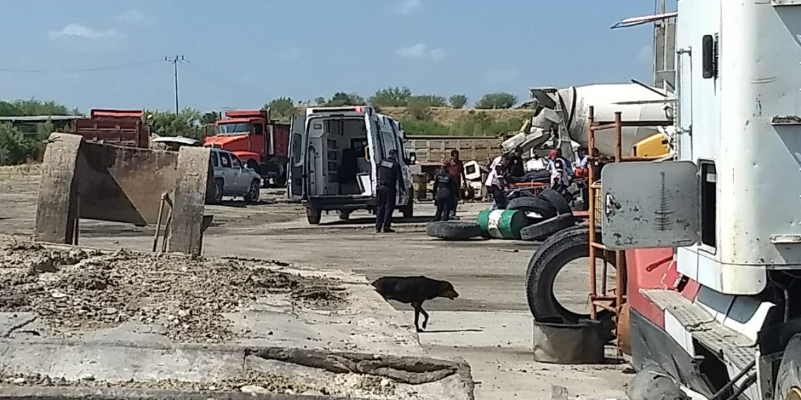 Confirman accidente en caso de persona lesionada al caerle motor encima