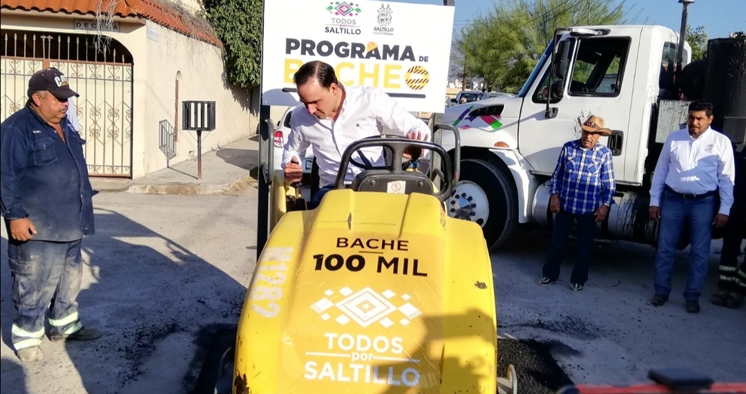 Se elimina el bache  número 100 mil