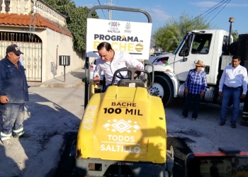 Se elimina el bache  número 100 mil
