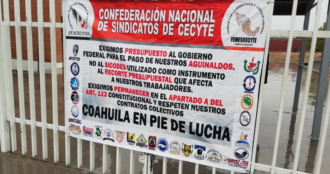 Se realiza paro en CECyTEC