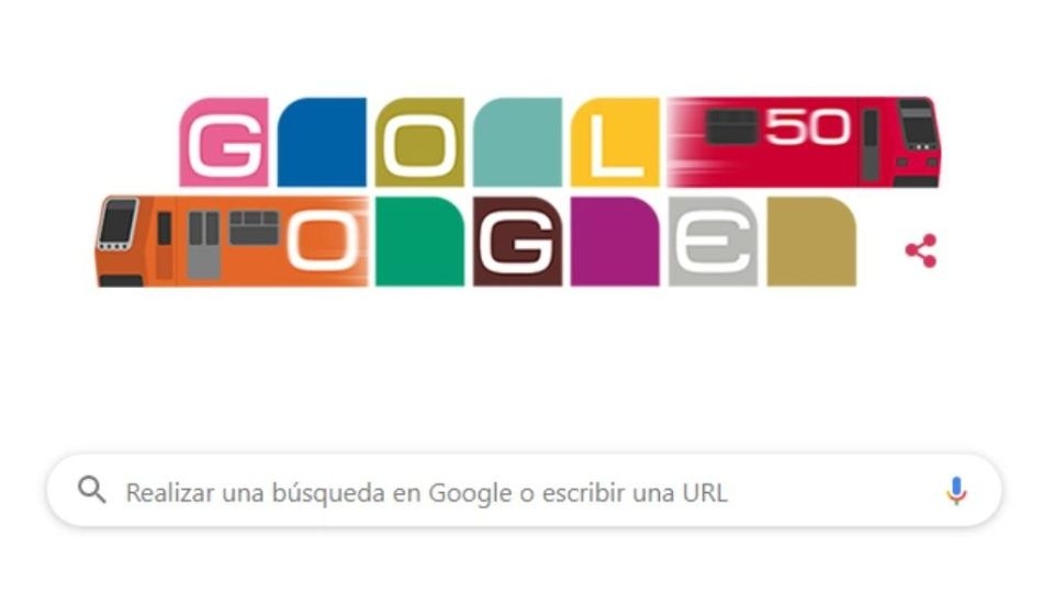 Metro de la Ciudad de México cumple 50 años y Google lo festeja