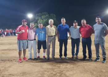 Inauguración de la Liga de Softbol Femenil y Varonil Nocturna “Profesor Elías Ramírez Romero”