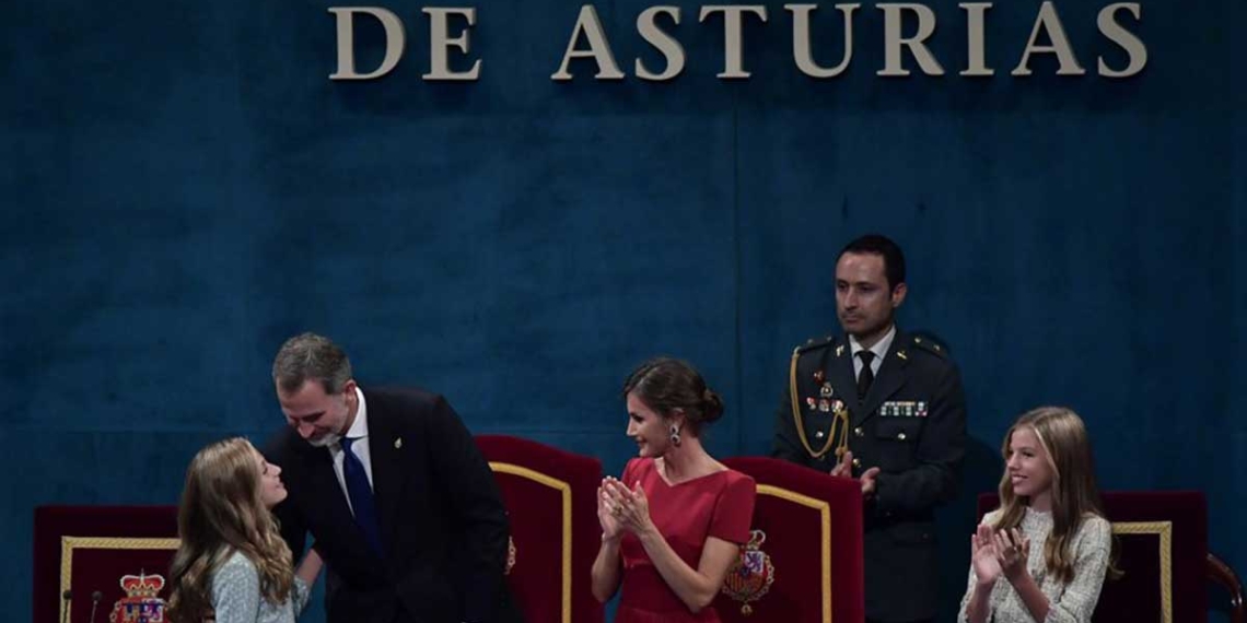 Primer discurso de la princesa Leonor, lleno de emoción