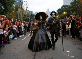 Fotogalería: catrinas invaden el Paseo de la Reforma
