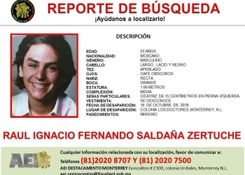 Desaparece estudiante coahuilense en Monterrey