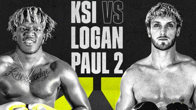 KSI vs Logan Paul 2: la pelea entre dos youtubers que paralizará Internet