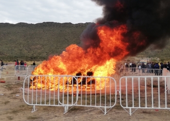 Destruyen e incineran  drogas en Coahuila