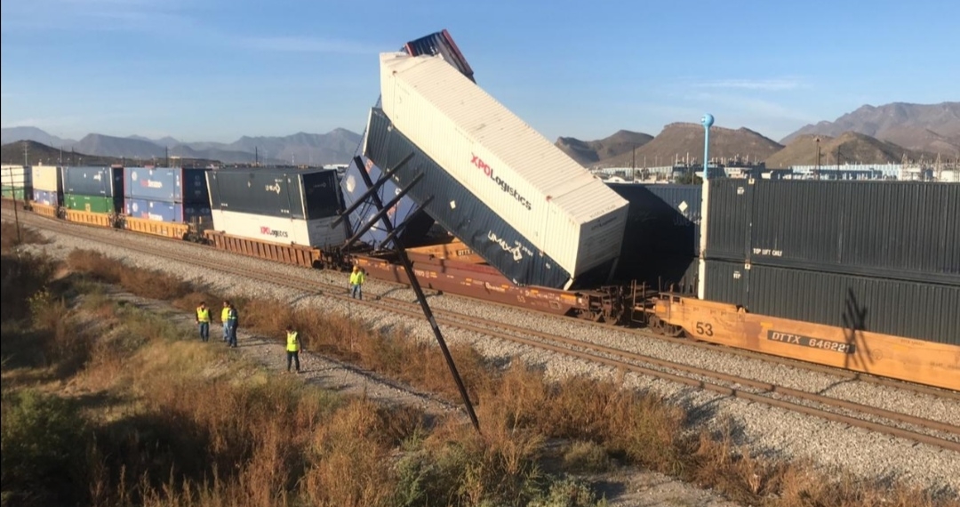 Se descarrila tren en Ramos Arizpe