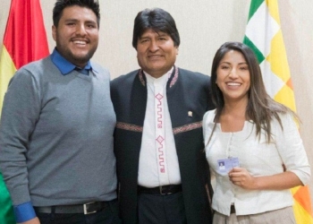 Hijos de Evo Morales viajan rumbo a Buenos Aires