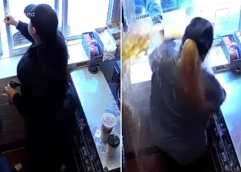 Agrede a empleada de McDonalds con café caliente