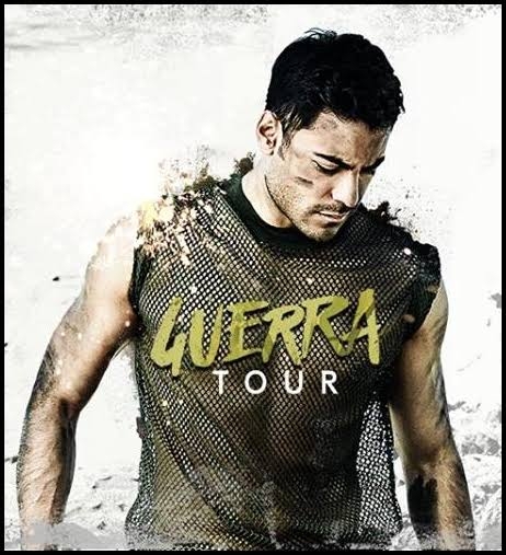 Carlos Rivera celebra por su concierto número 100 del Guerra Tour en Argentina