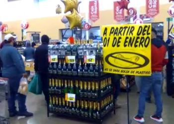 Eliminan bolsas de plástico desde mañana