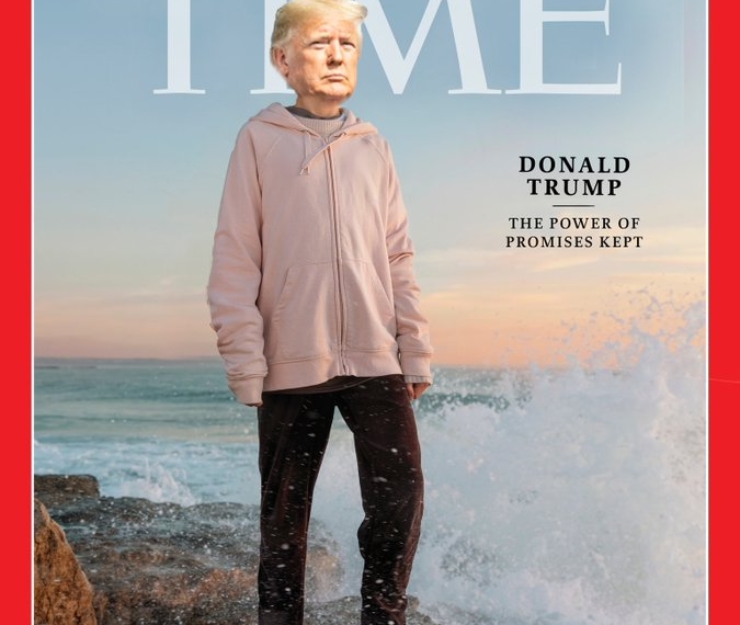 Campaña presidencial de Trump edita su cara en el cuerpo de Greta Thunberg