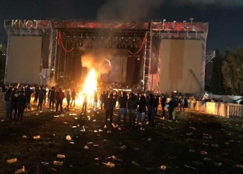 Evanescence y Slipknot no se presentan en el Knotfest; asistentes incendian el escenario