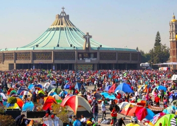 Registran visita de 7 millones de fieles en la Basílica de Guadalupe