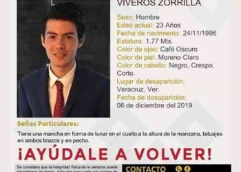 Desaparecen tres jóvenes en Veracruz: Astrid, David y Cristián
