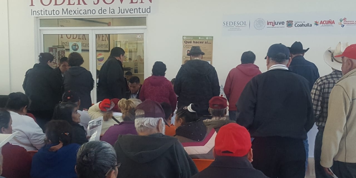 Inicia pago de programa 68 y Más en Acuña