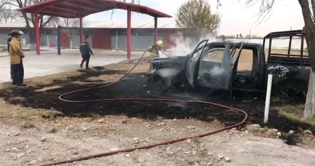 No hay denuncias por patrullas quemadas