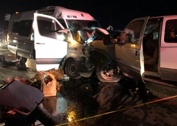 Ebrio provoca  mortal choque