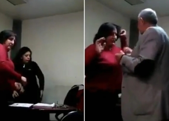 Captan a funcionarios de Fiscalía borrachos en la oficina (Video)