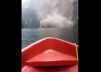 Captan derrumbe en el Cañón del Sumidero, en Chiapas (Video)
