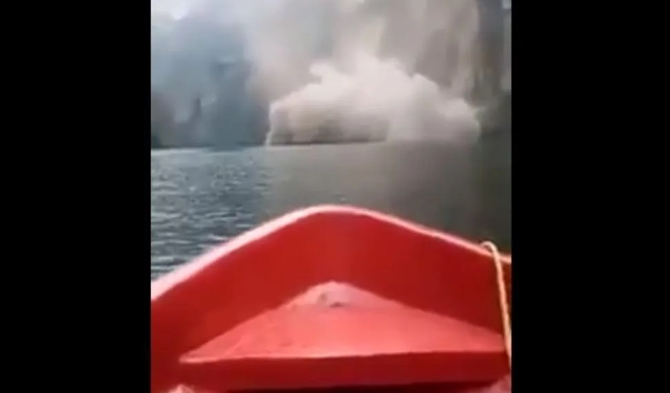 Captan derrumbe en el Cañón del Sumidero, en Chiapas (Video)