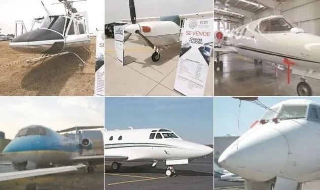 FGR pone a la venta miles de piezas y refacciones de aeronaves