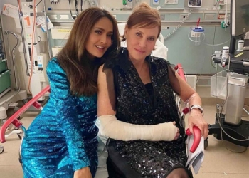 Salma Hayek terminó la noche de los Oscar en el hospital